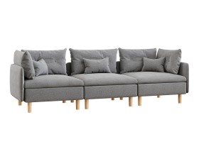 Прямой диван Калисто Макси с подлокотниками