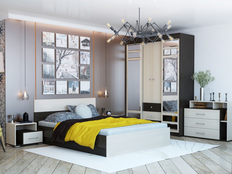 Прикроватная тумбочка Тумба универсал Юнона