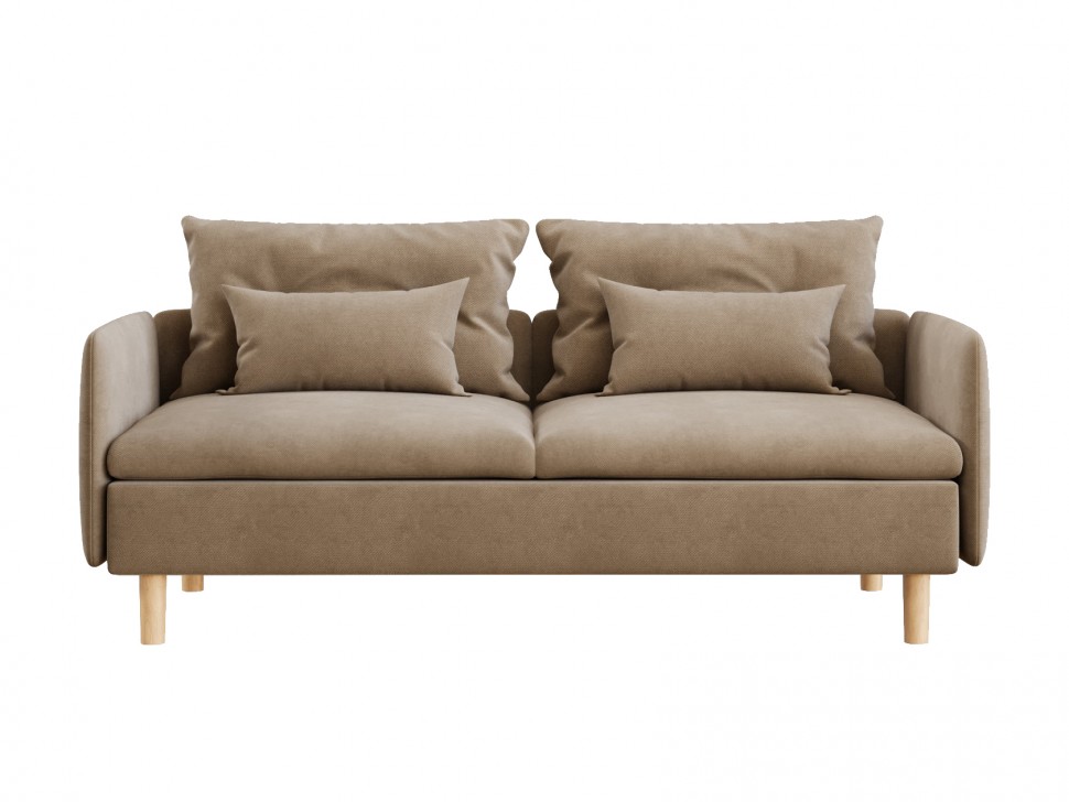 Прямой диван Калисто с подлокотниками