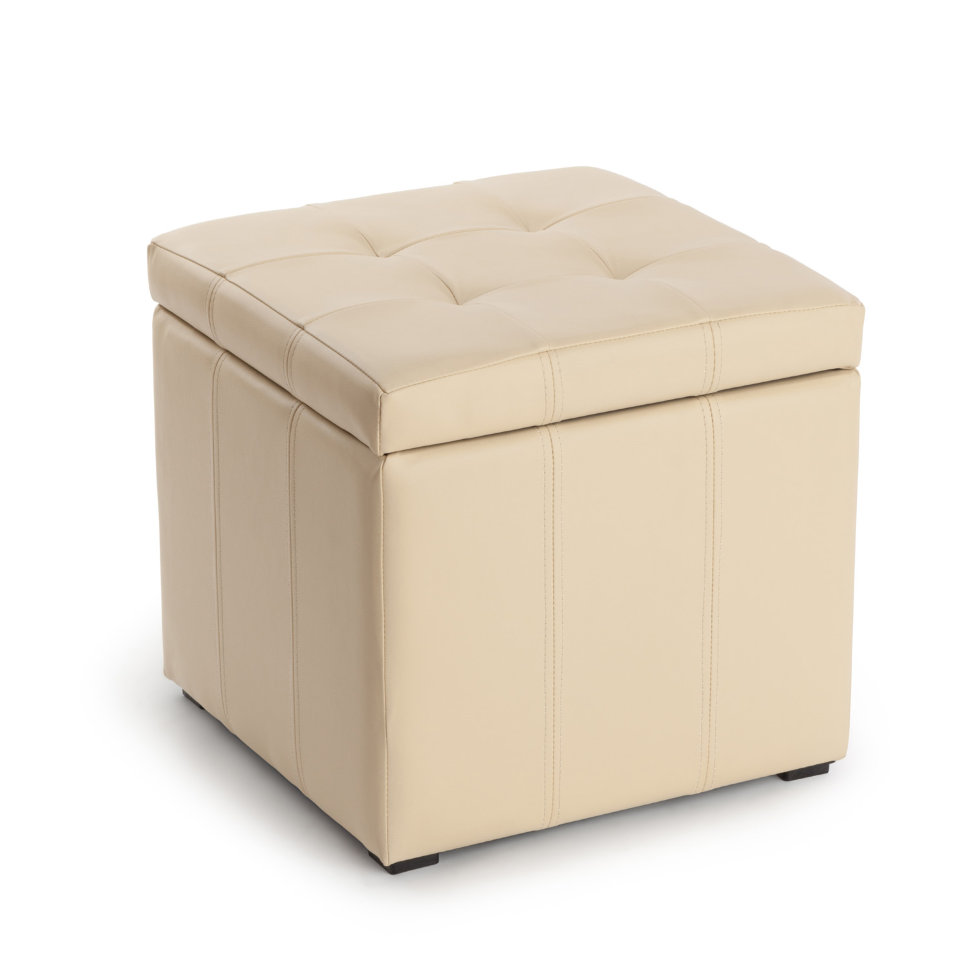 Большой пуфик кожаный Парма-2