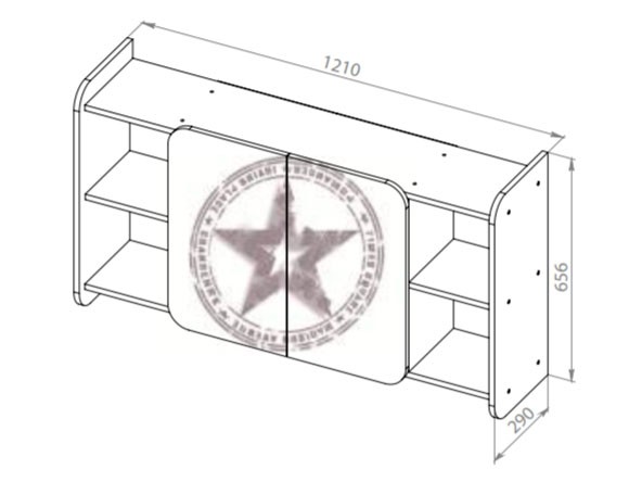Детская полка Мегаполис