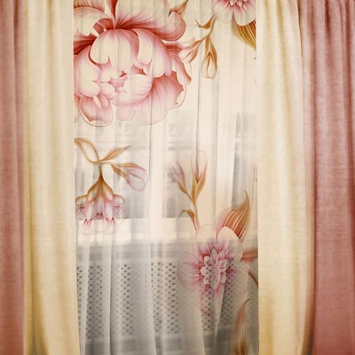 Комплект штор с тюлем Жаркое объятие