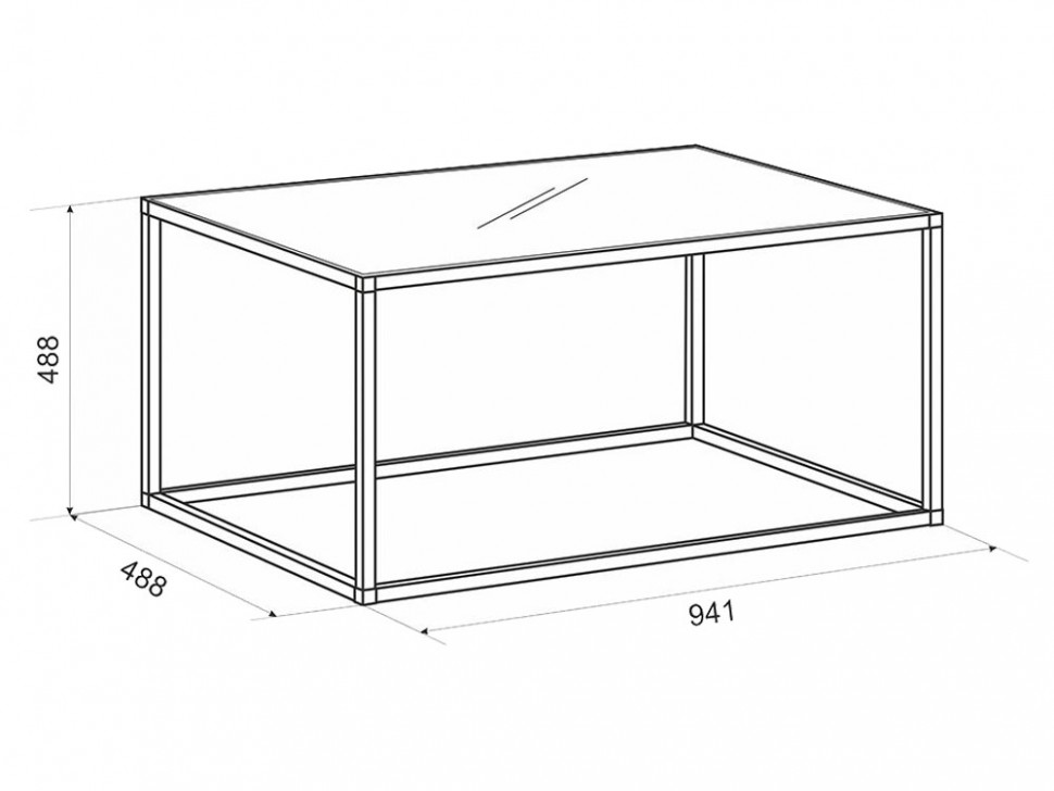 Журнальный столик Стиль 1