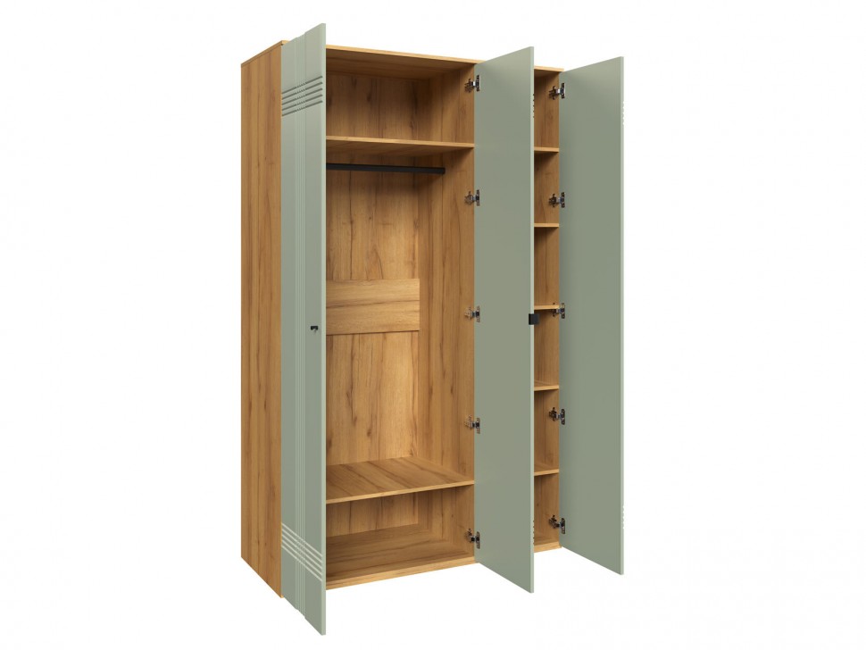 Распашной шкаф Вега Саксония с зеркалом