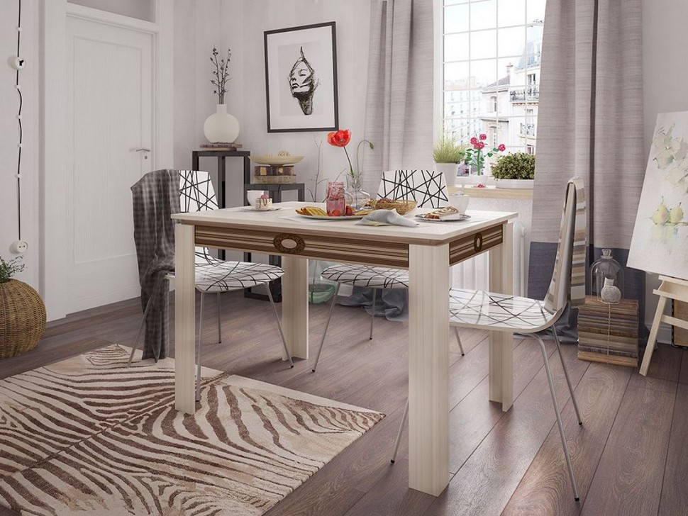 Кухонный стол Стол обеденный Гермес 1 КМ-0208