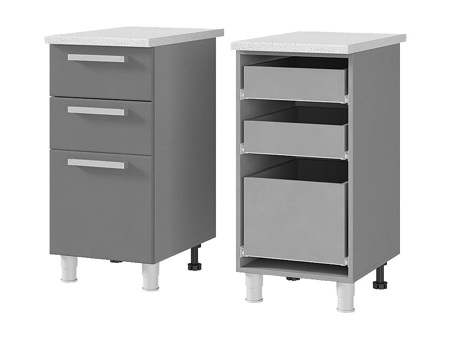 Угловой кухонный гарнитур Монро Рубин 200 х 160 см