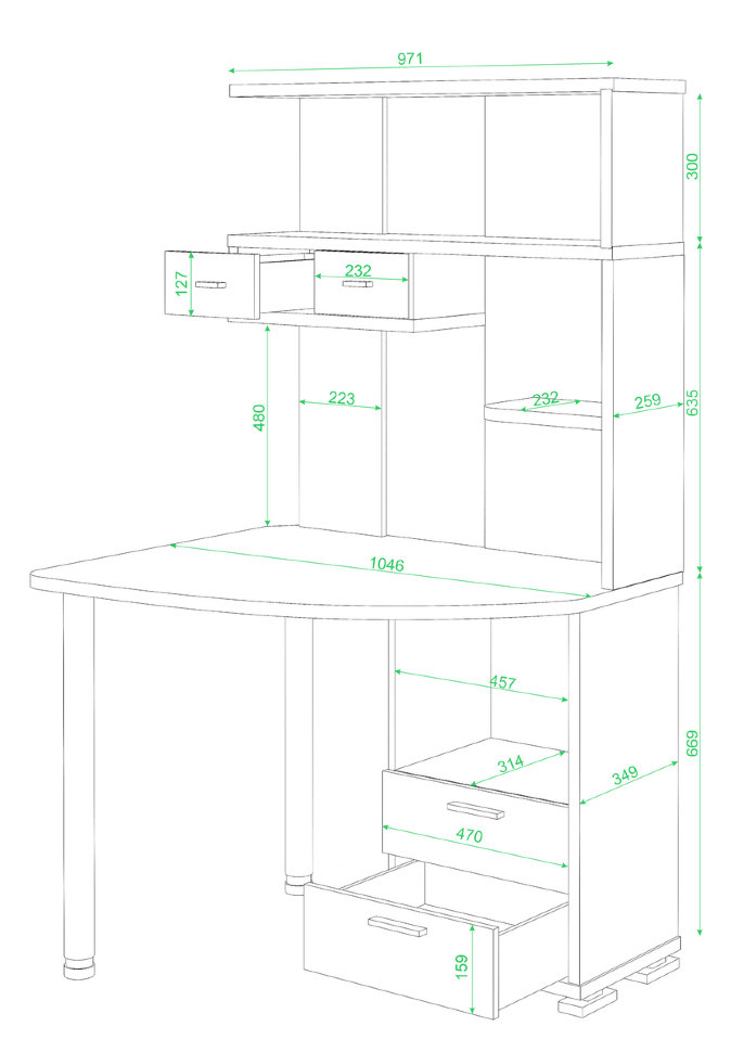 Компьютерный стол СК