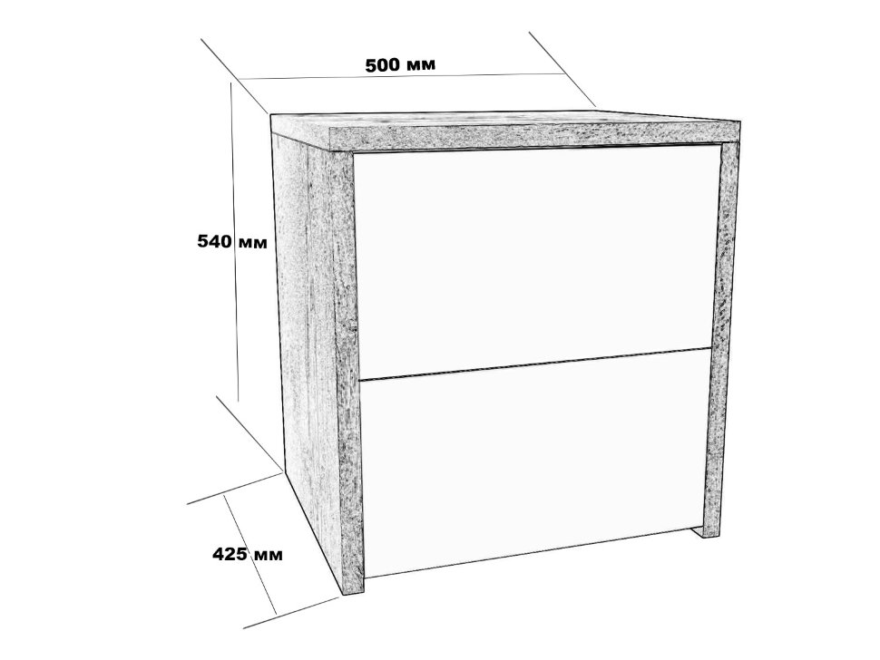Прикроватная тумбочка Тумба прикроватная 2711