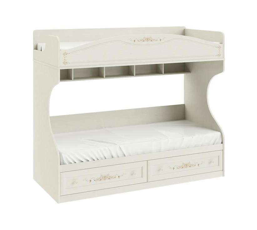 Двухъярусная кровать Лючия ТД-235.11.01 Кровать 2х ярусная с лестницей