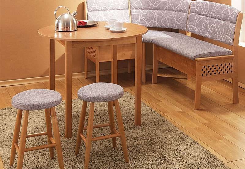 Стол обеденный раздвижной с круглой крышкой