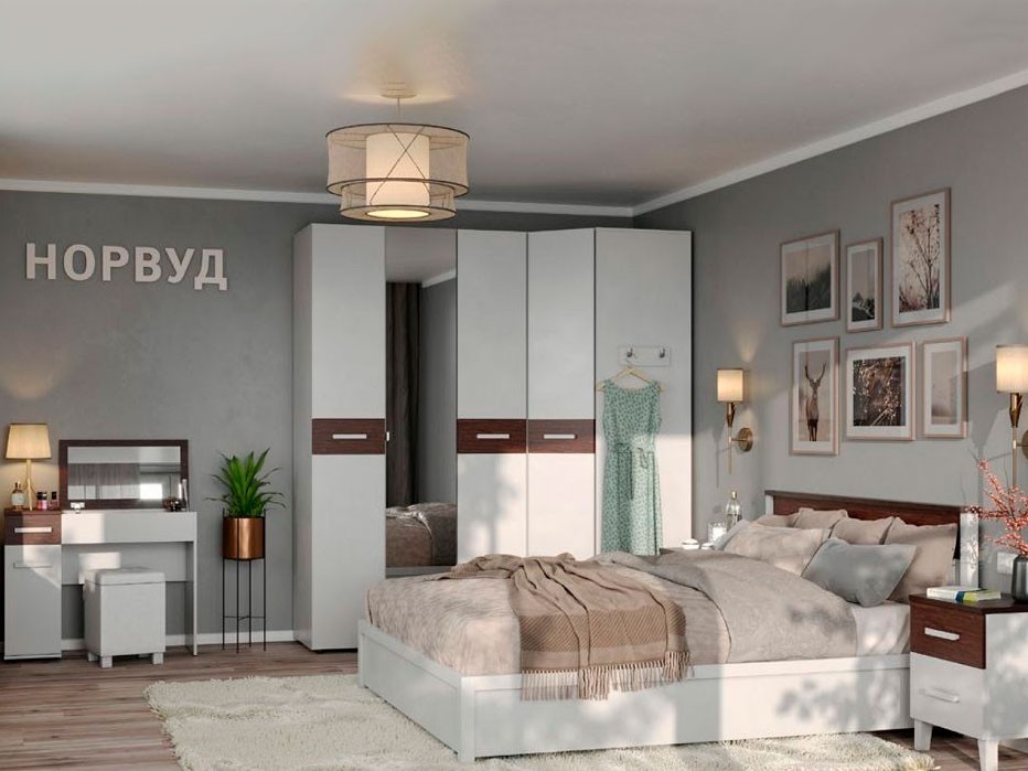 Распашной шкаф Шкаф 1 дв Норвуд