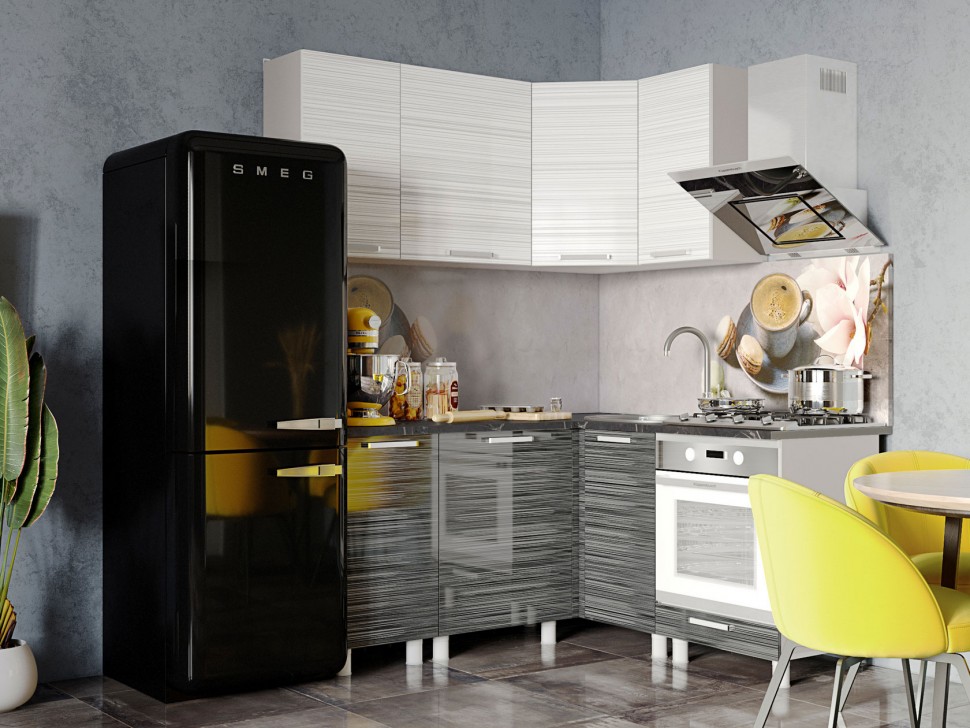 Угловой кухонный гарнитур Титан 160 х 160 см