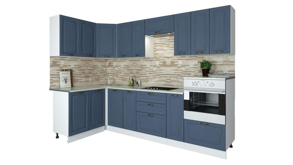 Угловой кухонный гарнитур Кухня Палермо 2,8х1,4 м