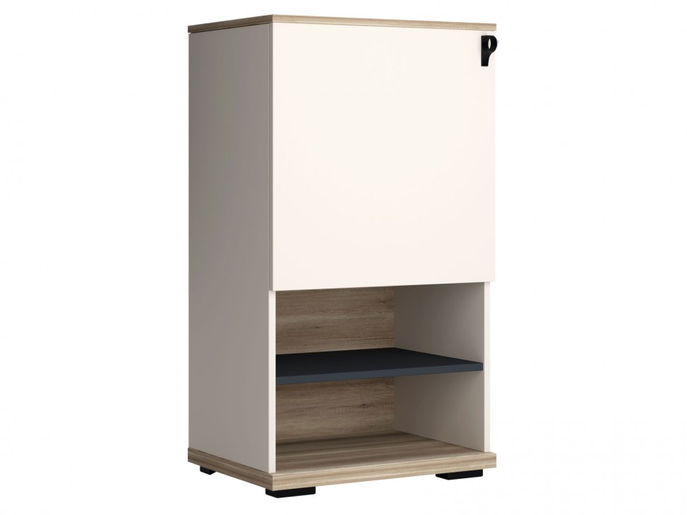 Распашной шкаф низкий с нишей Тоскана Лайт