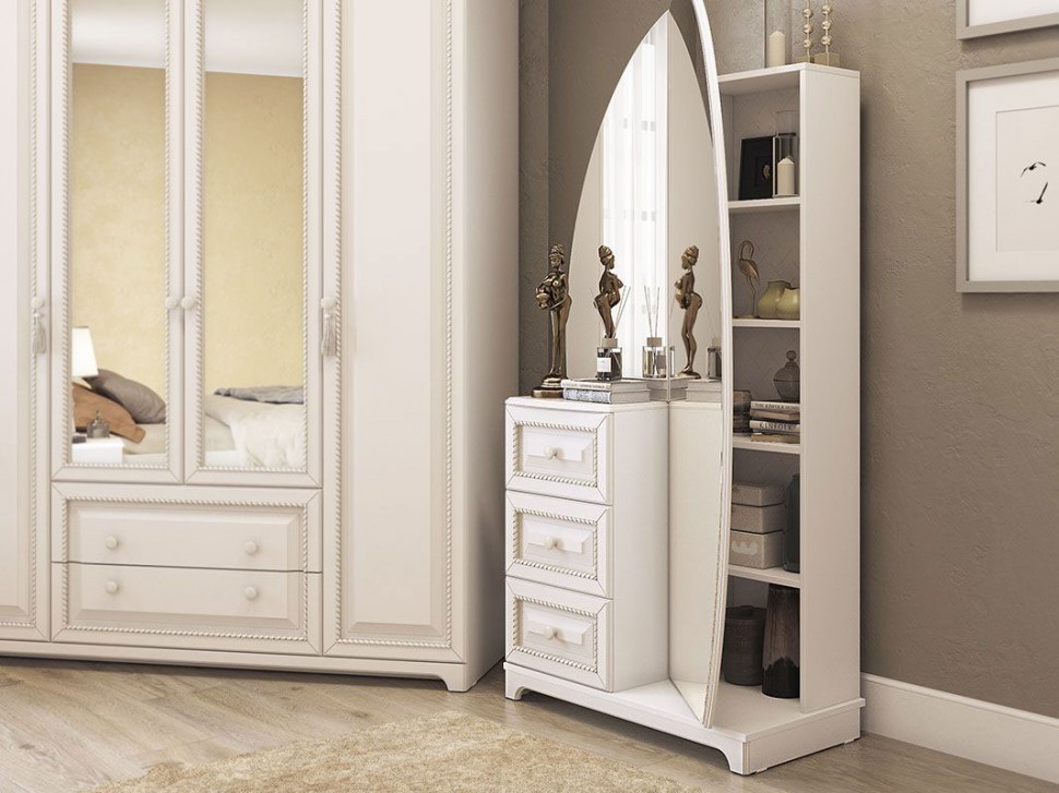 Напольное зеркало с ящиками Белла