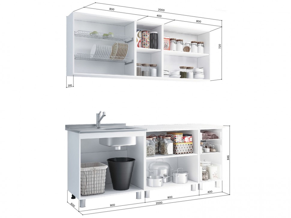 Кухонный гарнитур Айскрим