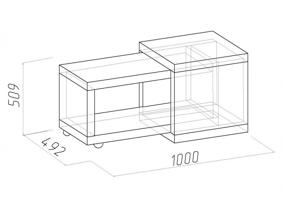 Журнальный столик Hyper (гостиная) Стол журнальный 1