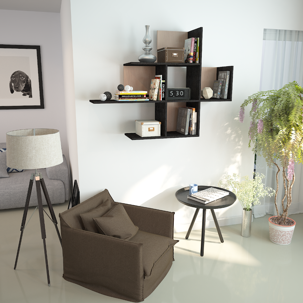 Комплект настенный полок Файн-17