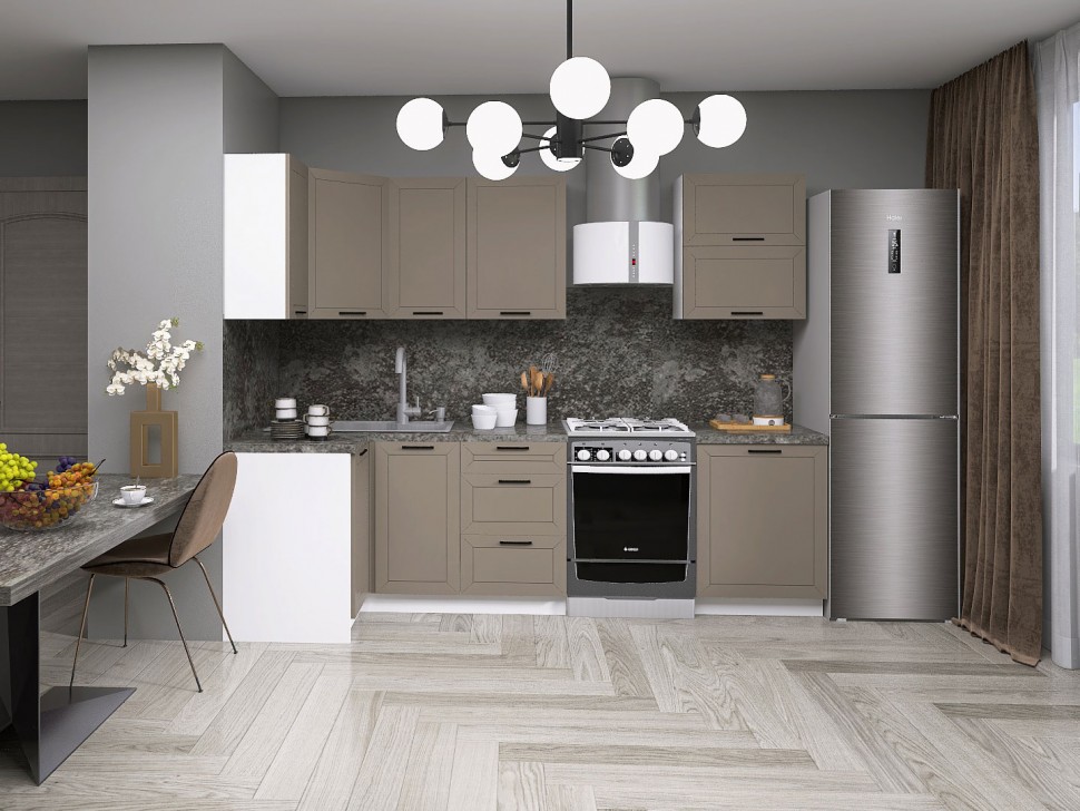 Кухонный гарнитур Вектор 210х100 см