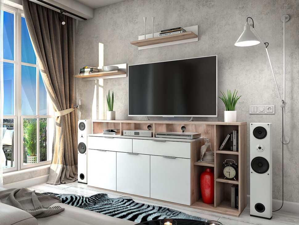 ТВ-тумба Тумба высокая Компакт