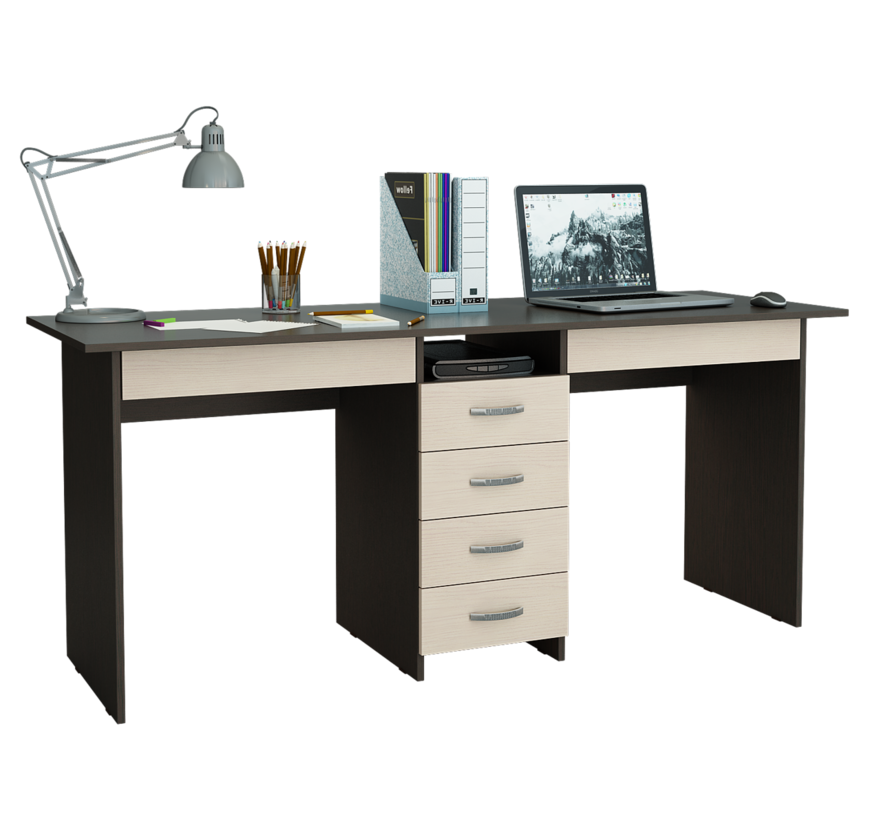 Письменный стол Стол для двоих Тандем-2Я (0120)