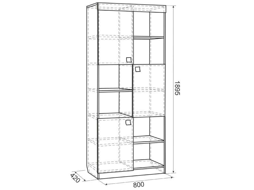 Стеллаж в детскую Энерджи