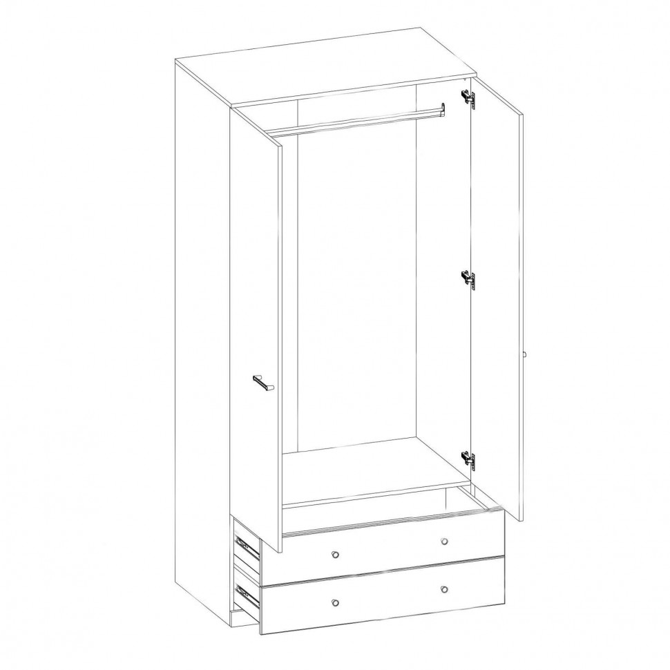 Шкаф распашной Джагер