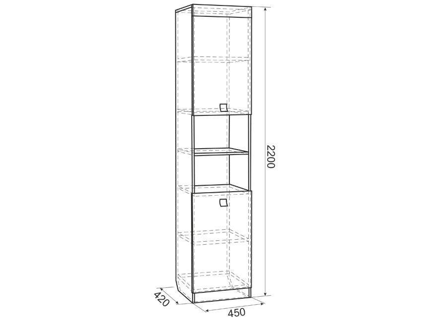 Стеллаж в детскую Энерджи