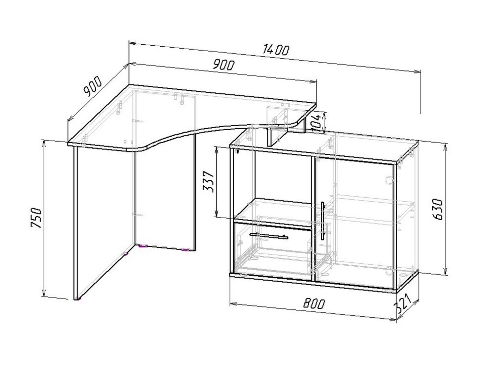 Стол Корнет-2