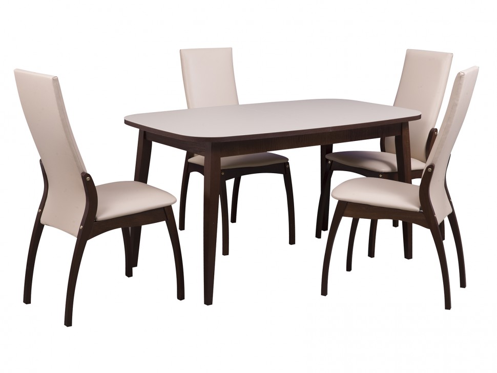 Стол Турин + 4 стула Токио