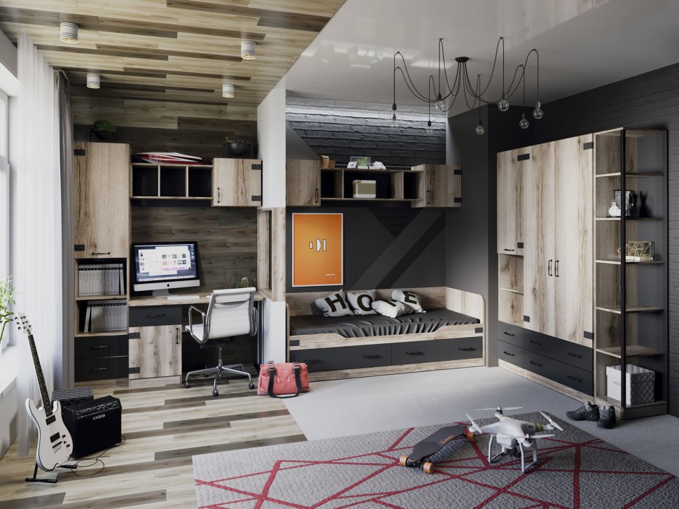 Стеллаж в детскую Окланд