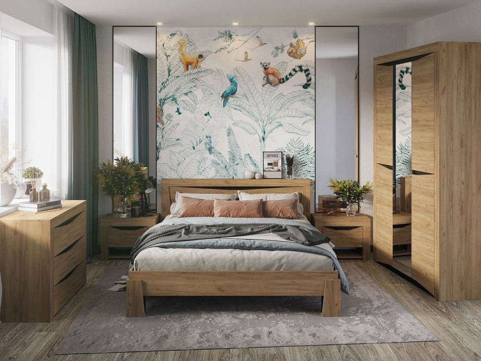 Прикроватная тумба Спальня ПАОЛА ТП 701 (600х450х372 мм) МДФ