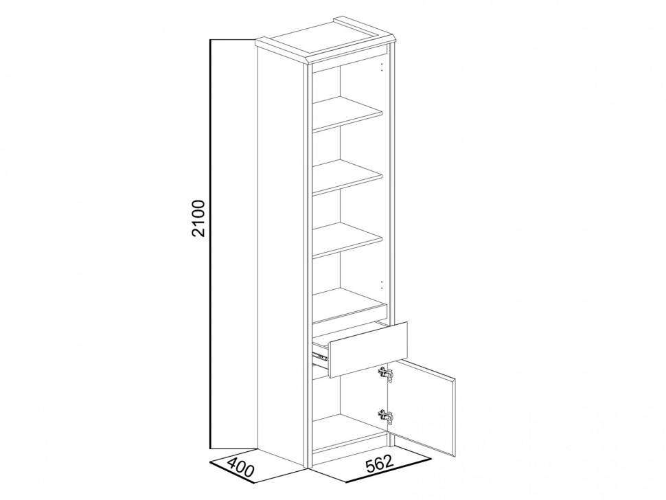 Стеллаж Сомма