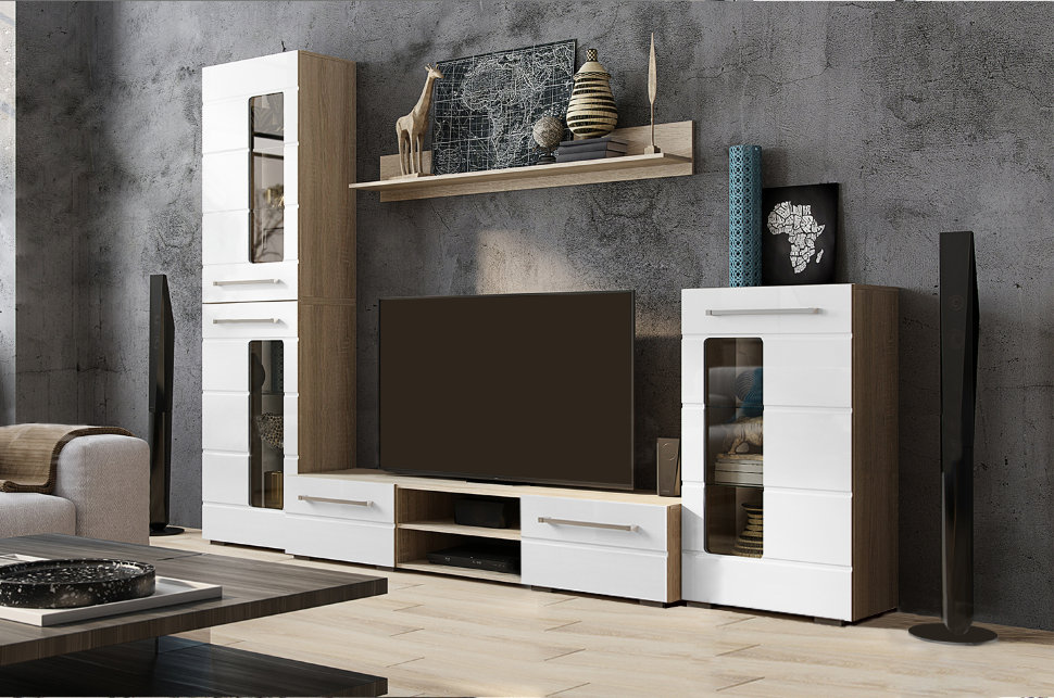 ТВ-тумба с полкой Милан