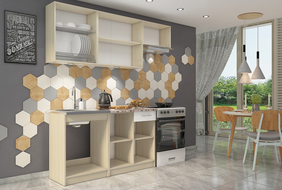 Кухонный гарнитур Бланка СТЛ.218.00 Кухонный гарнитур