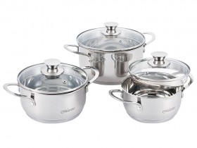 Набор кастрюль MR-3510-6L