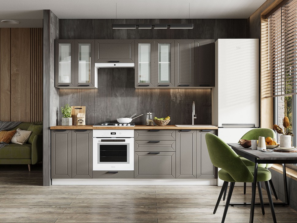 Кухонный гарнитур Оптима 240 см