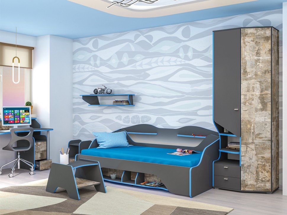 Детская полка Индиго