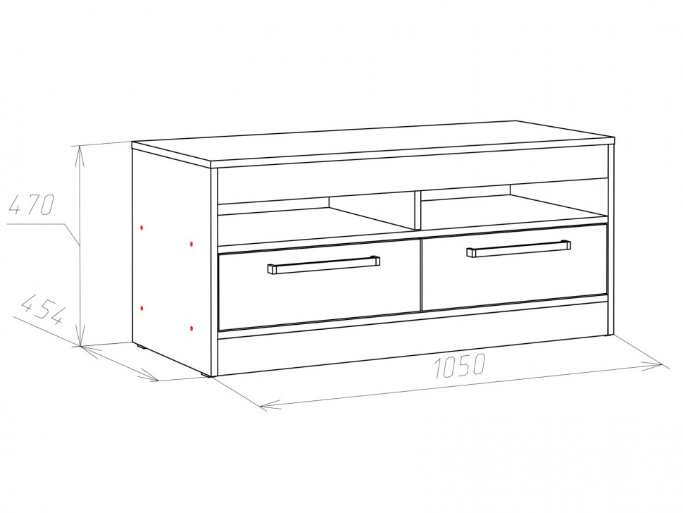 ТВ-тумба ТВ тумба Оксфорд Лайт