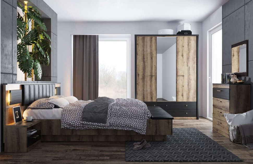 Кровать с подъемным механизмом Кровать Джагер с мягким изголовьем и ПМ 160х200