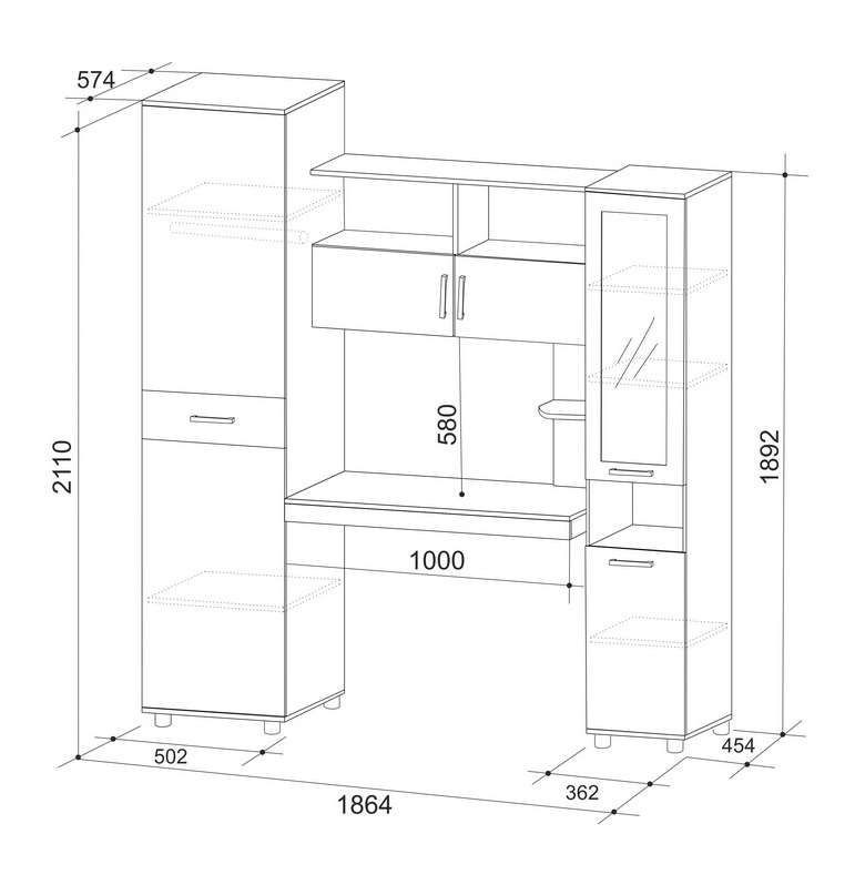 Детский компьютерный стол Комплекс Миллениум