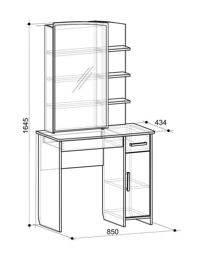 Туалетный столик Виктория
