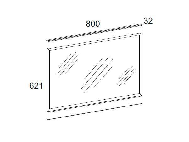 Настенное зеркало Джаз