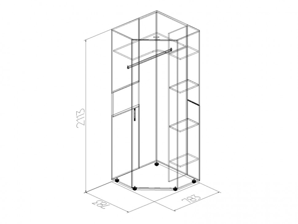 Шкаф распашной WYSPAA 7