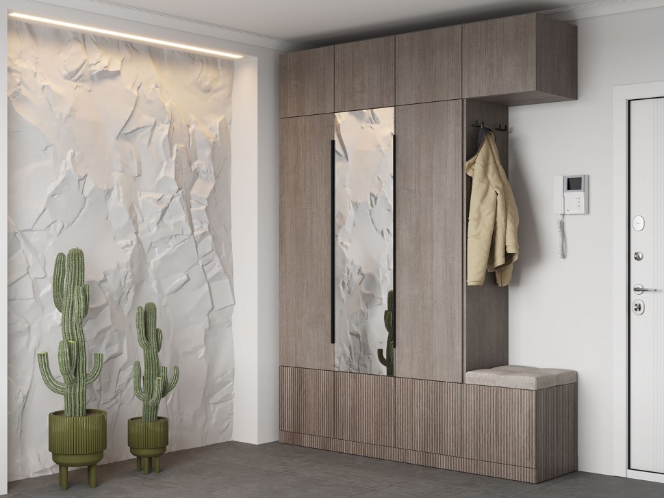 Вешалка с сиденьем КАНТРИ СЖ-001 (с сидушкой)