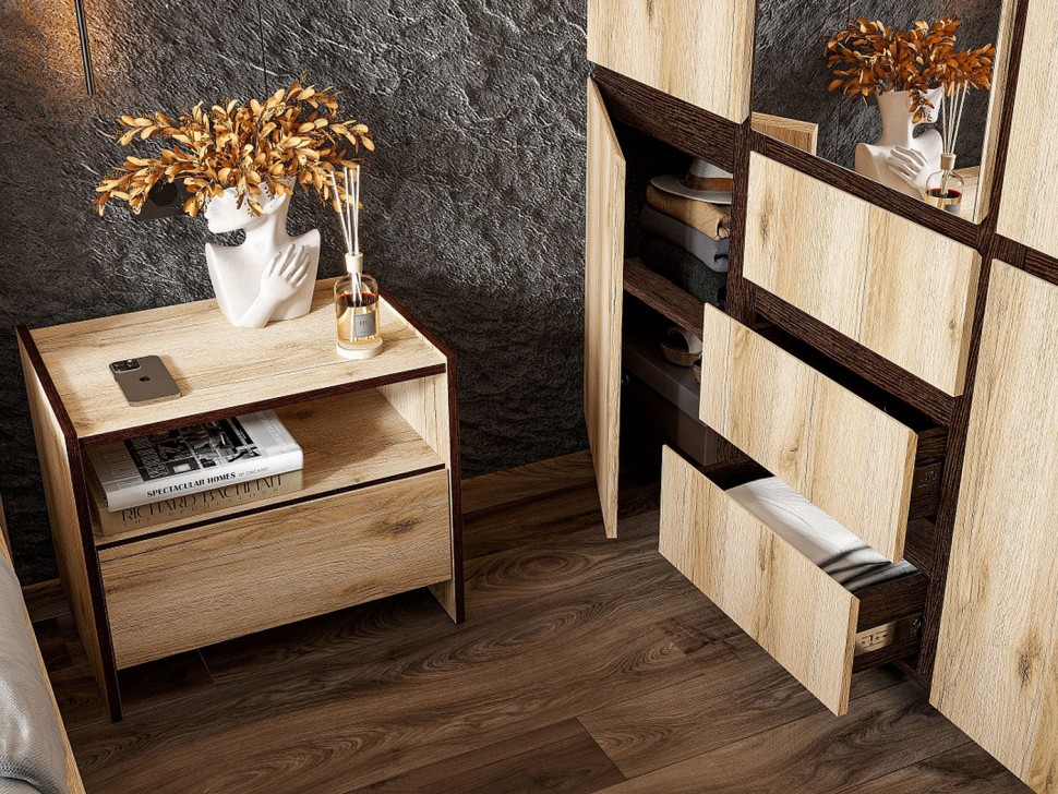 Распашной шкаф Прага