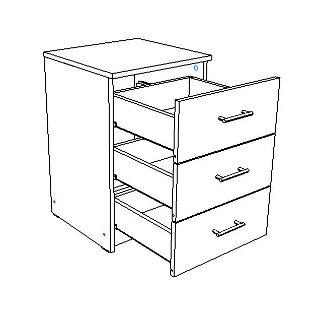 Прикроватная тумбочка Лофт