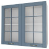 Кухонный модуль Шкаф 2 двери со стеклом 80 см Палермо