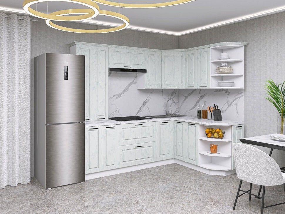 Кухонный гарнитур Грейвуд 240х150 см