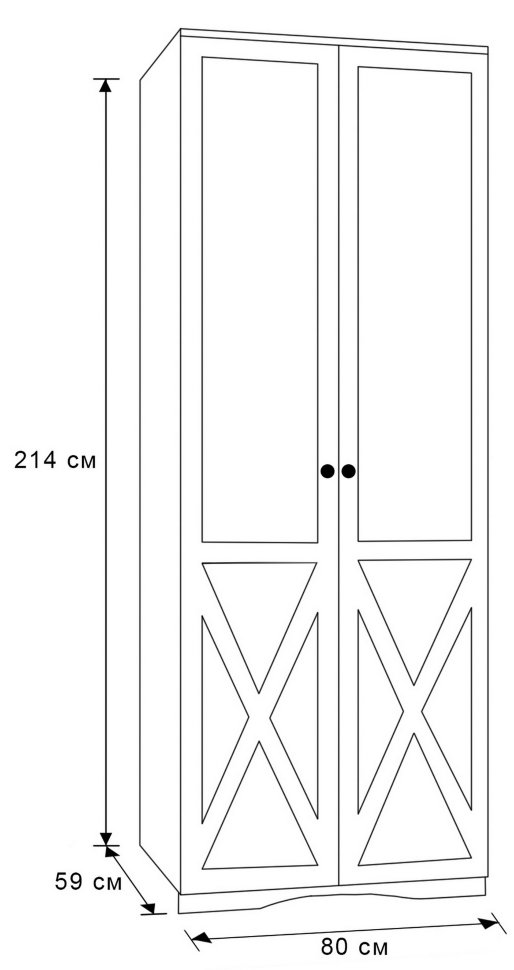 ADELE 8 (спальня) Шкаф для одежды